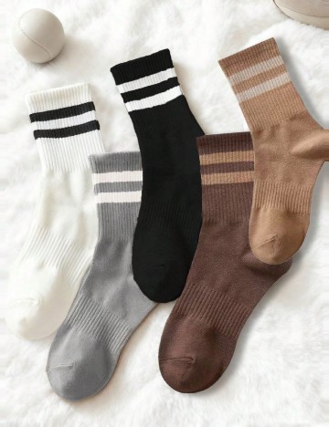 Set sosete 6 perechi SHEIN, mix culori