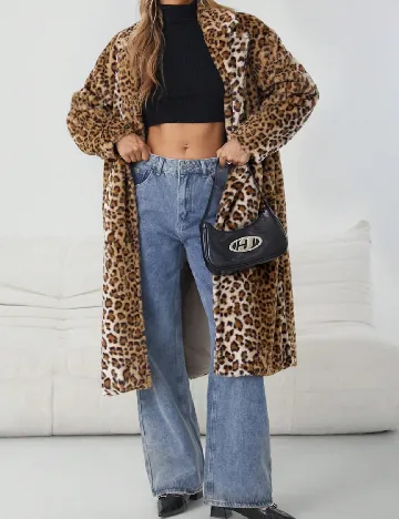 Palton SHEIN, animal print