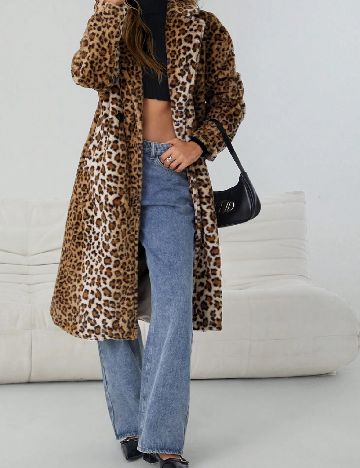 Palton SHEIN, animal print