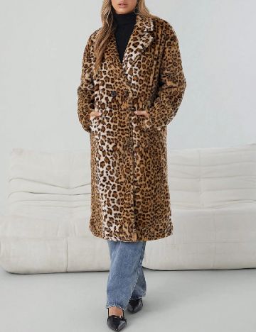 Palton SHEIN, animal print