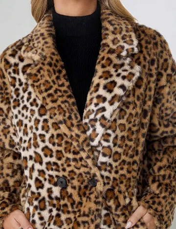 Palton SHEIN, animal print
