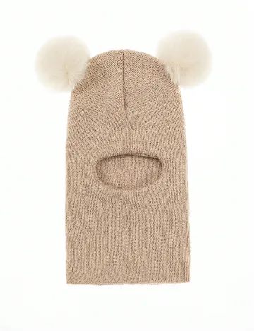 Caciula Shein Kids, crem