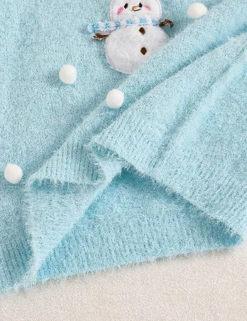 Pulover Shein Kids, albastru