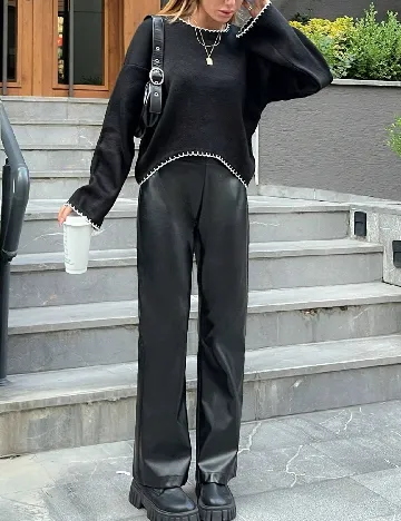 Bluza Oversize SHEIN, negru