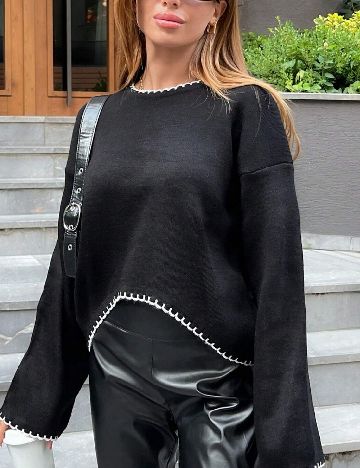 Bluza Oversize SHEIN, negru