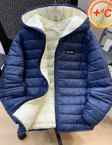 Geaca Shein Kids, albastru