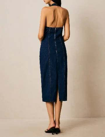 Rochie medie SHEIN, bleumarin