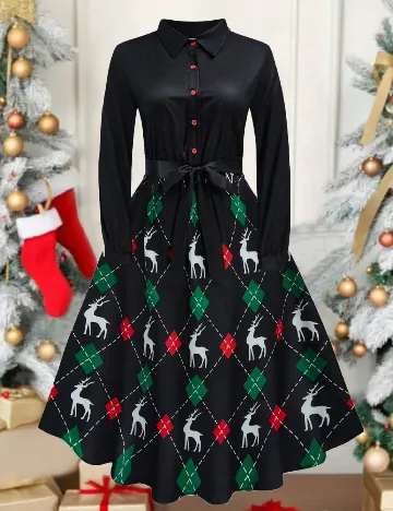 Rochie lunga SHEIN CURVE, negru