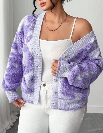 Cardigan SHEIN CURVE, mov