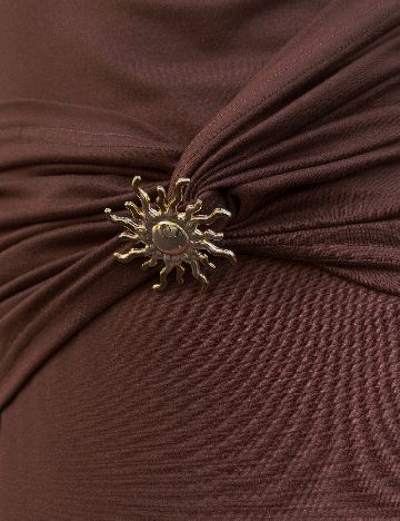 Rochie lunga SHEIN, maro