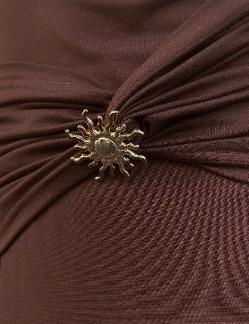 Rochie lunga SHEIN, maro