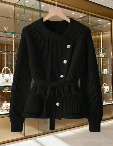 Cardigan SHEIN, negru