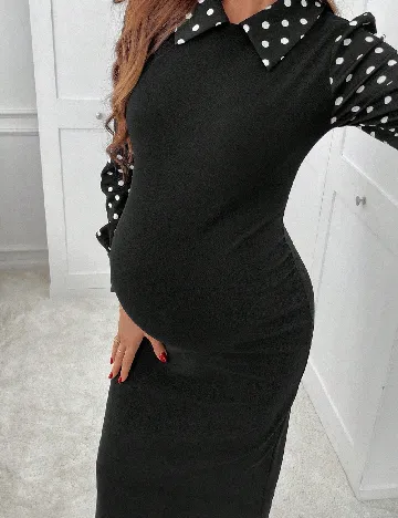 Rochie medie SHEIN Maternity, negru