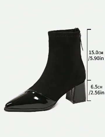 Botine SHEIN, negru