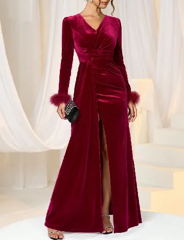 Rochie lunga SHEIN, magenta