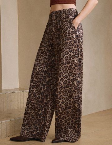 Pantaloni SHEIN, animal print