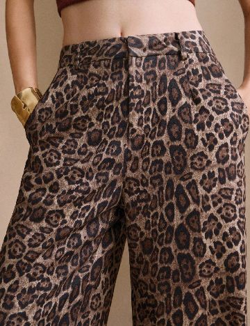 Pantaloni SHEIN, animal print