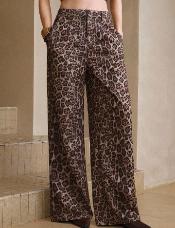 Pantaloni SHEIN, animal print