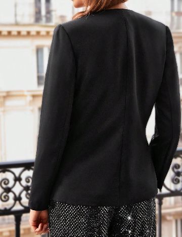 Sacou SHEIN, negru