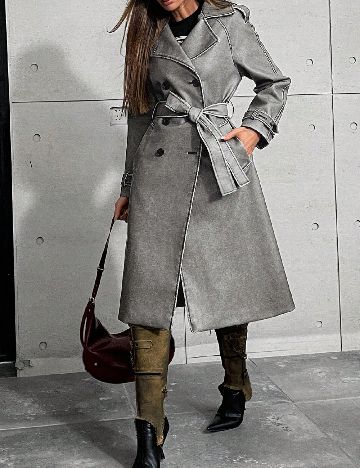 Palton Aveloria, gri