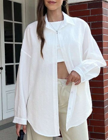 Camasa SHEIN, alb