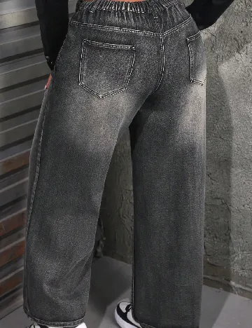 Blugi SHEIN CURVE, gri inchis