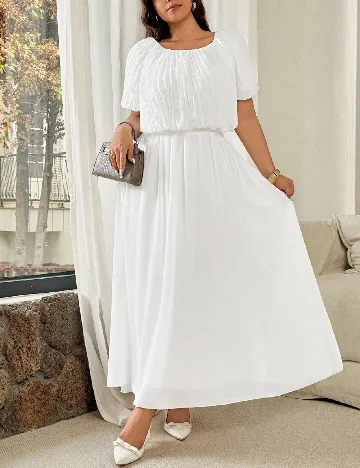 Compleu SHEIN CURVE, alb