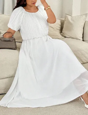 Compleu SHEIN CURVE, alb