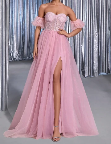 Rochie lunga SHEIN, roz