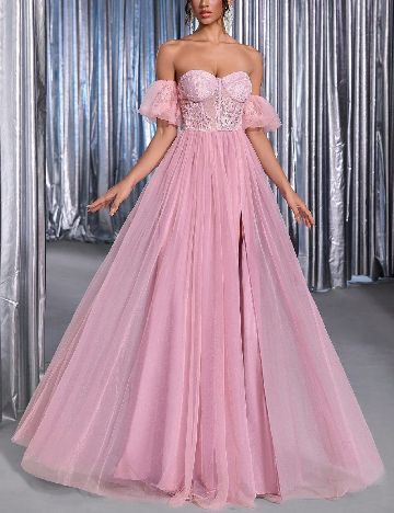 Rochie lunga SHEIN, roz