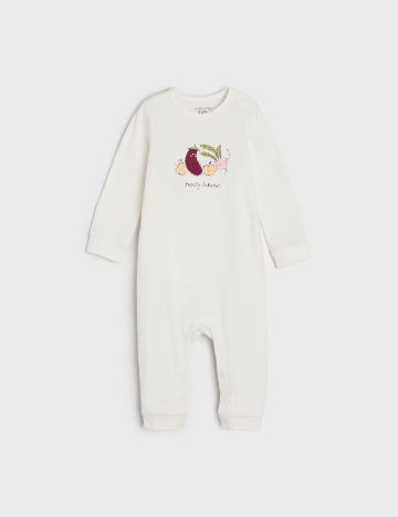 Set salopete 2 bucati Sinsay, galben/alb