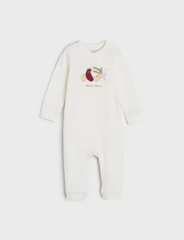 Set salopete 2 bucati Sinsay, galben/alb