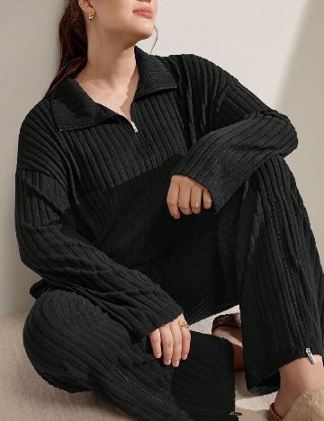 Compleu SHEIN CURVE, negru