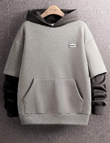 Hanorac Shein Kids, gri