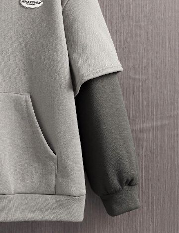 Hanorac Shein Kids, gri