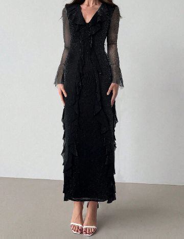 Rochie lunga SHEIN, negru