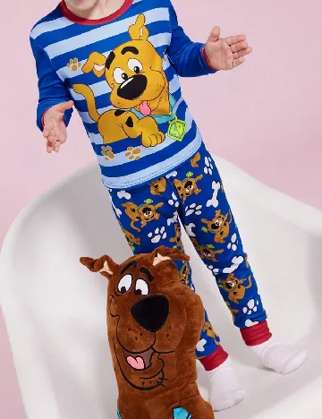 Pijama Shein Kids, albastru