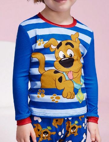 Pijama Shein Kids, albastru