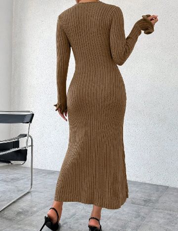 Rochie medie SHEIN, maro