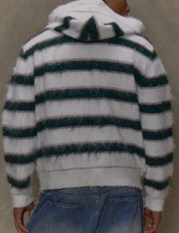 Hanorac Musero, ecru/verde