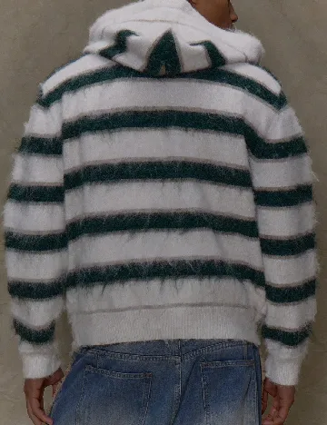 Hanorac Musero, ecru/verde