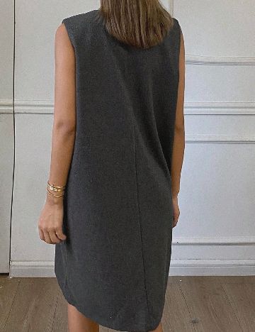 Rochie scurta Dazy, gri