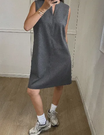 Rochie scurta Dazy, gri