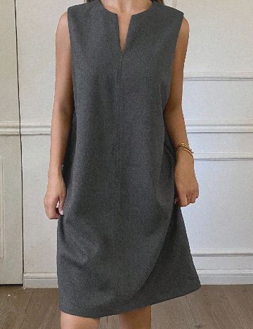 Rochie scurta Dazy, gri