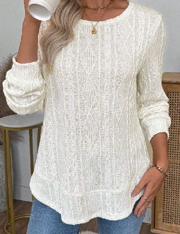 Bluza Emery Rose, ecru