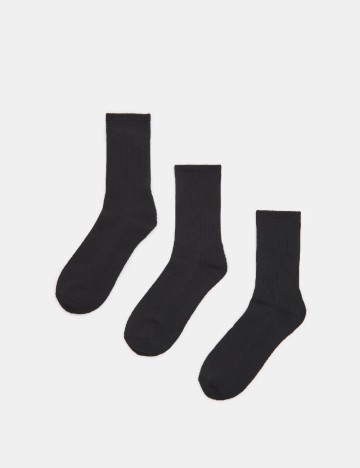 Set sosete 3 perechi Sinsay, negru