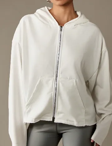 Hanorac Missguided, alb