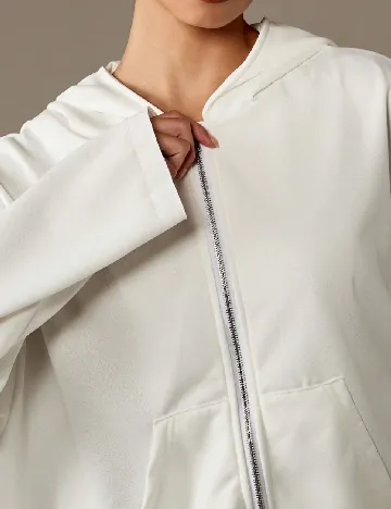 Hanorac Missguided, alb