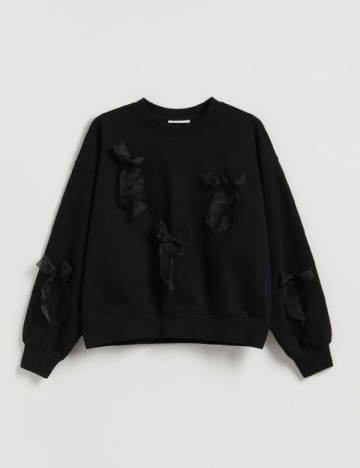 Bluza Oversize Reserved, negru