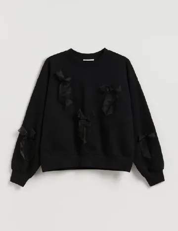 Bluza Oversize Reserved, negru